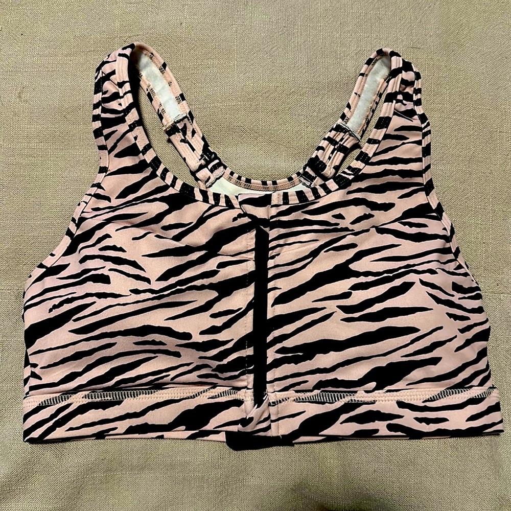 Zebra Sports Bra